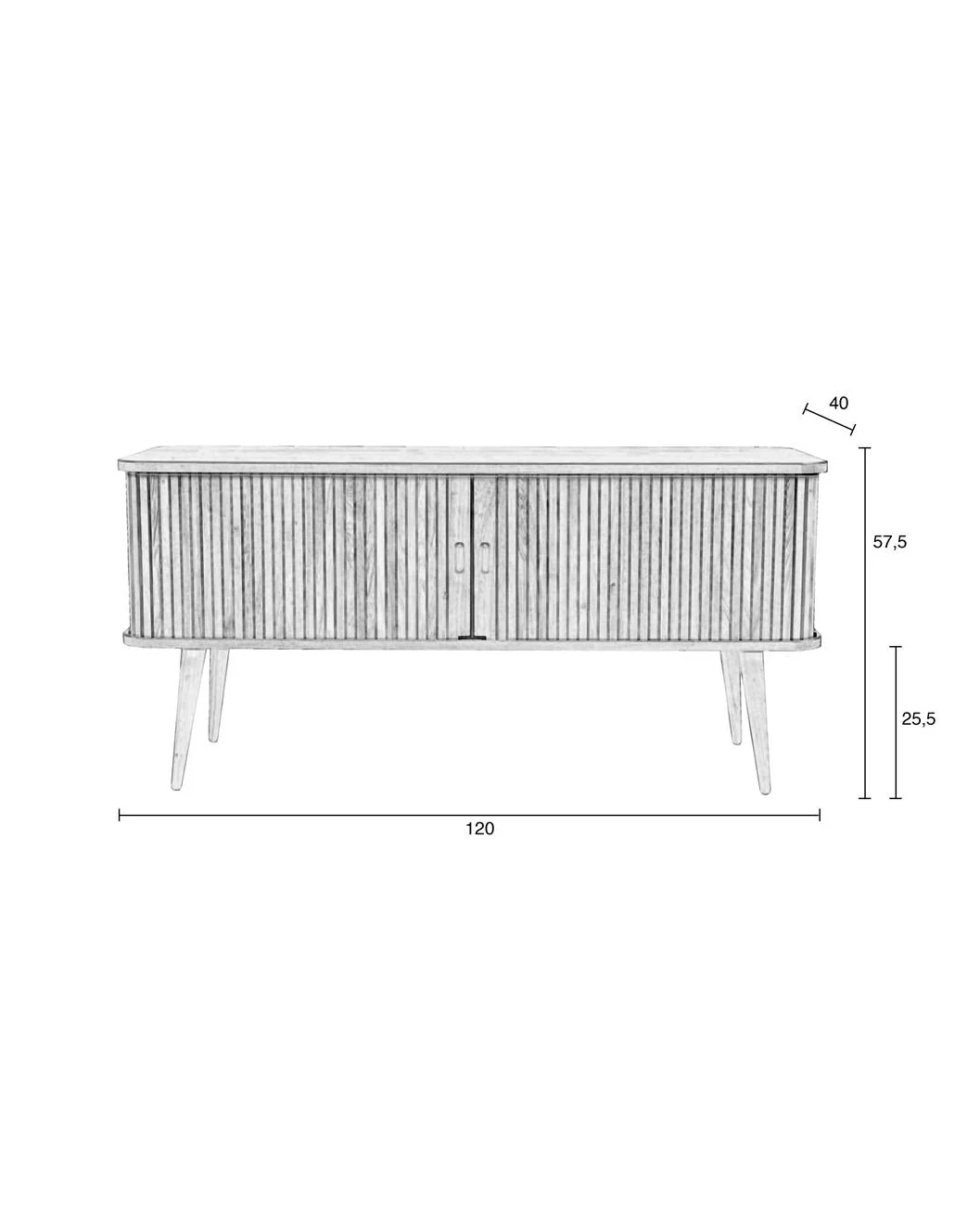 Sideboard Barbier- Natural Oak - Image 5