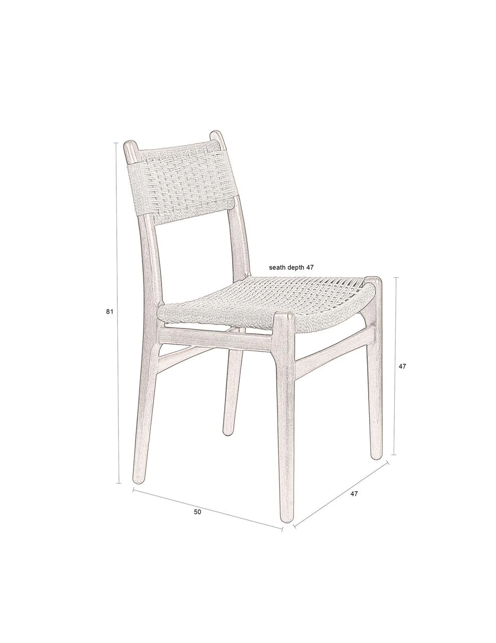 Chair Cecile Walnut - Image 11