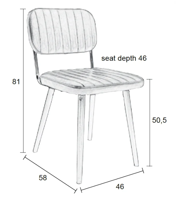 Jake Worn Brown Chair - Image 6
