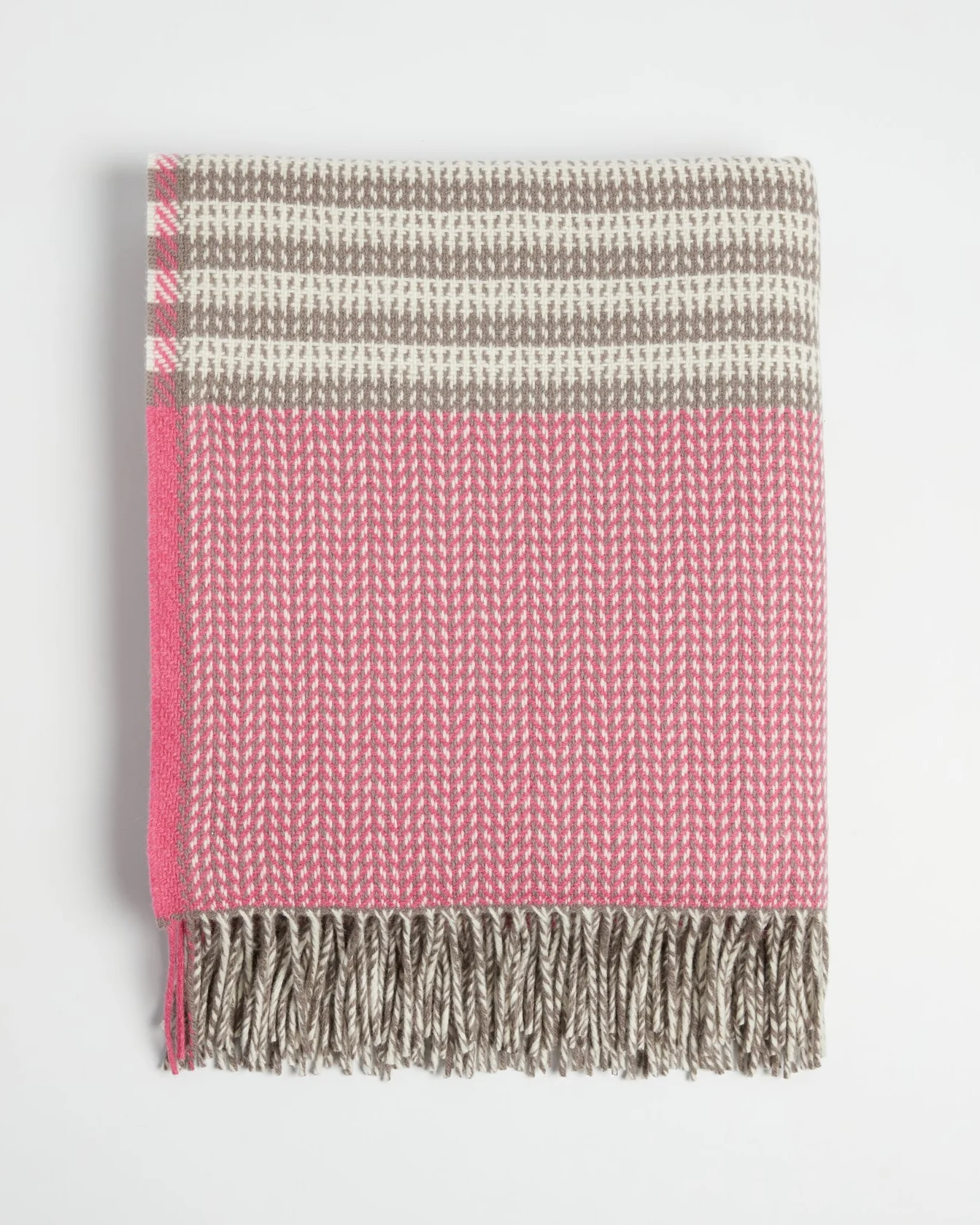 Foxford Ella Cashmere and Lambswool Throw - Image 3