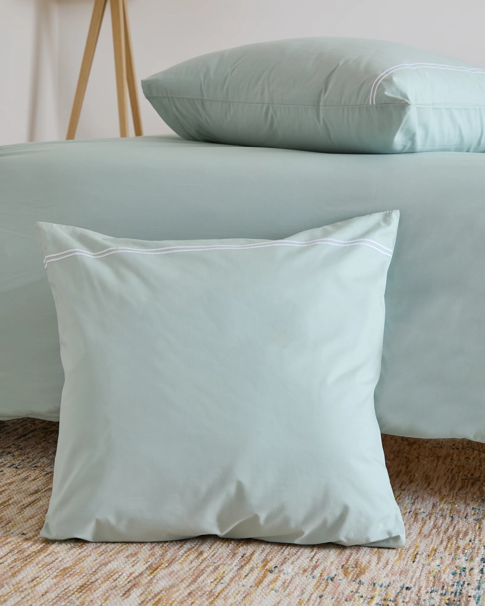 Foxford Evelyn Sage Rolenio Square Pillowcase