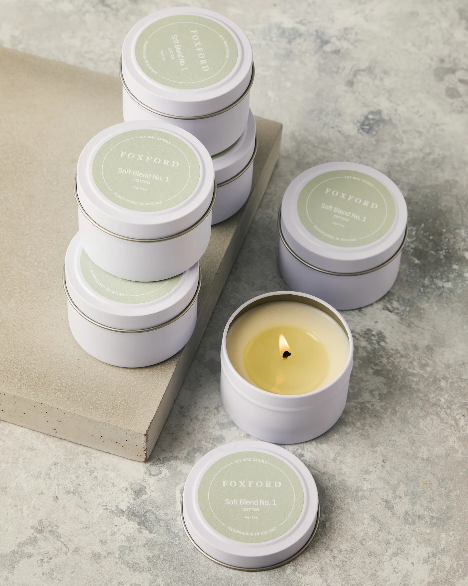 Foxford No.1 Cotton Travel Candle 90g