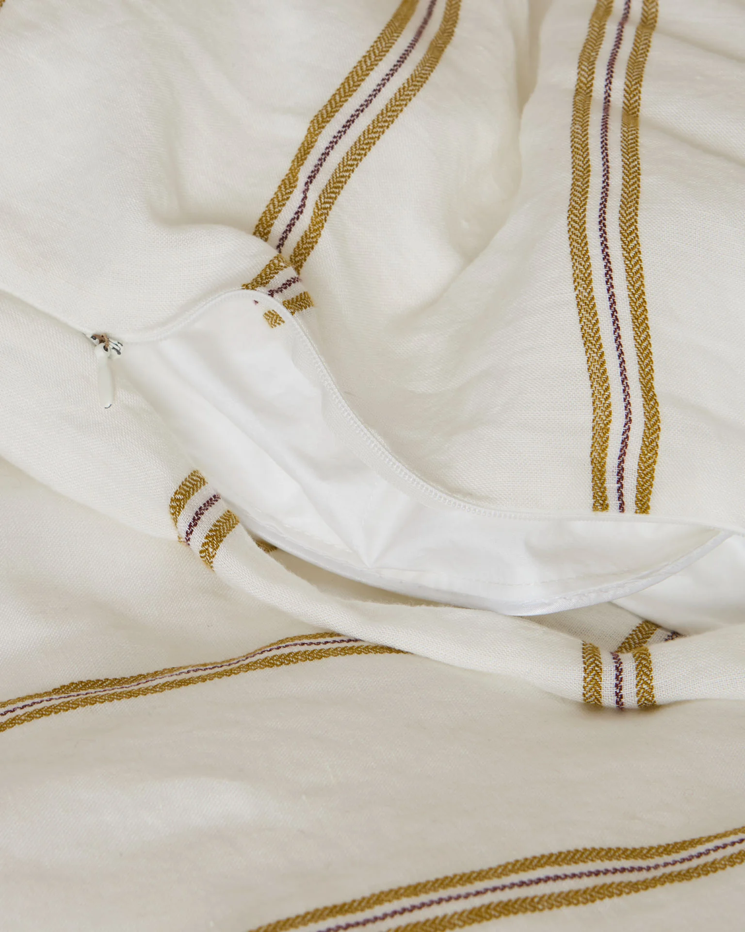 Foxford Ochre Stripe Duvet Set - Image 3