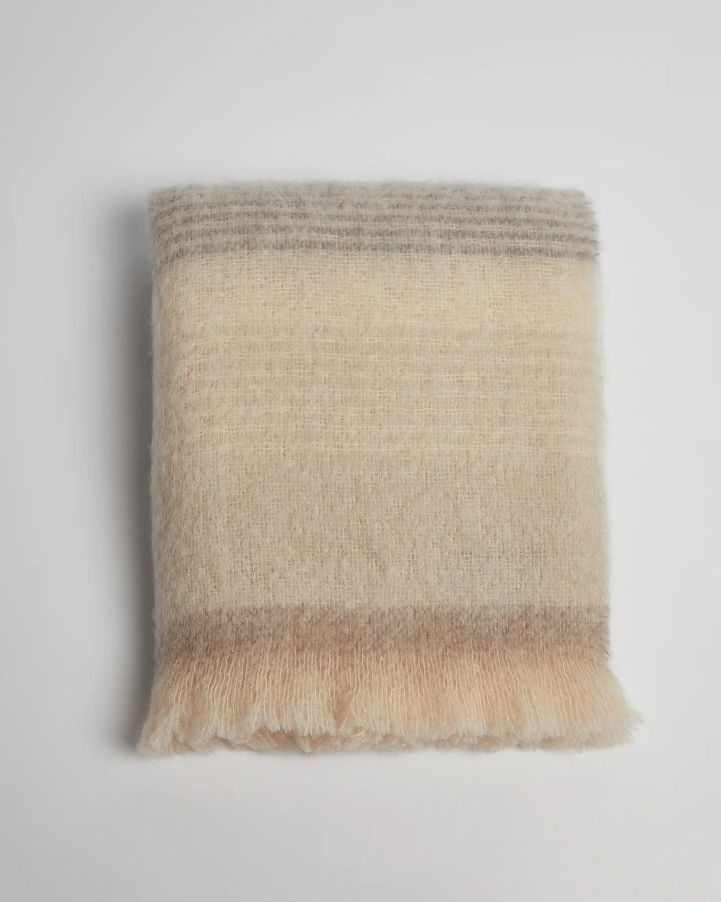 Foxford Ombreid Mohair Throw - Image 3