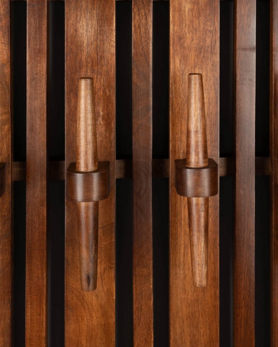 Jakub Walnut Coat Rack Shelf - Image 3