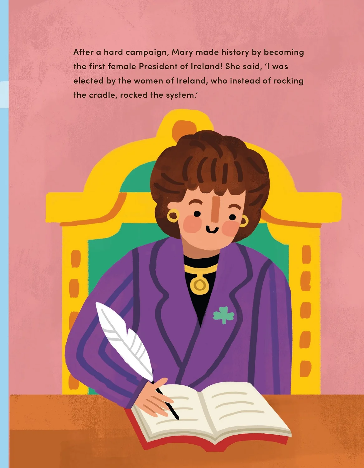 Mary Robinson: A Voice for Fairness- Children's Book - Image 5
