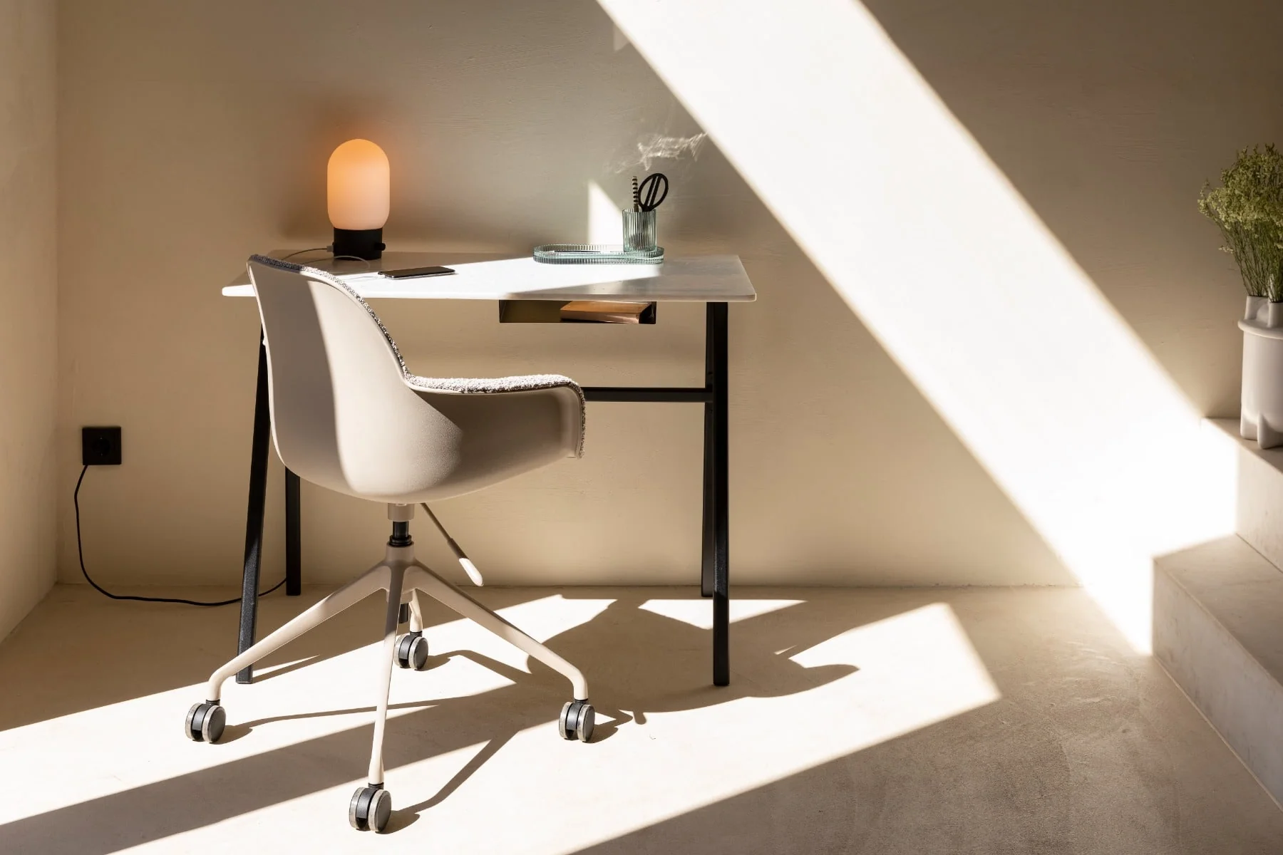 Albert Kuip Office Armchair Taupe - Image 8