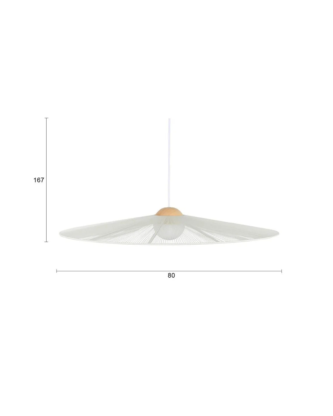 Pendant Light Belle- Large Beige - Image 5