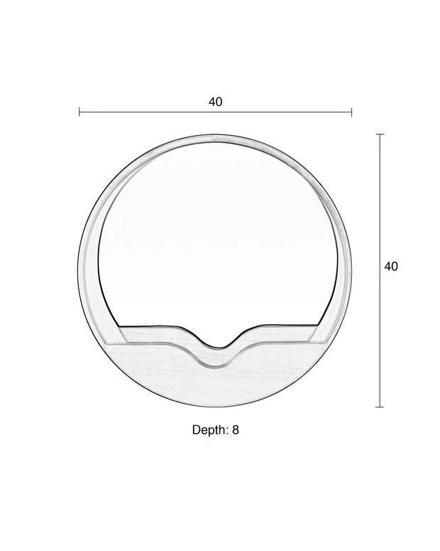 Pocket Wall Mirror- Small - Image 3