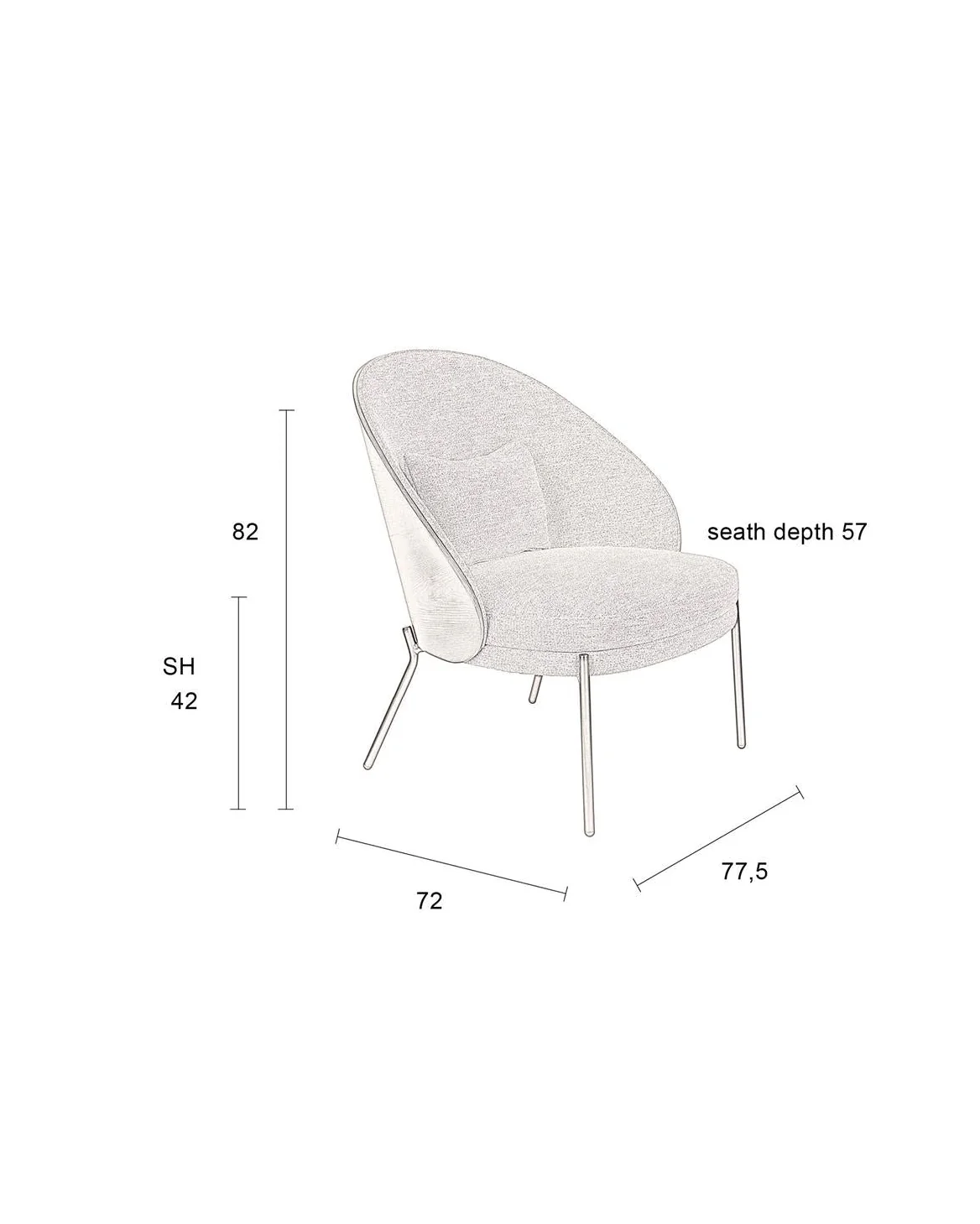 Rodin Lounge Chair - Image 5