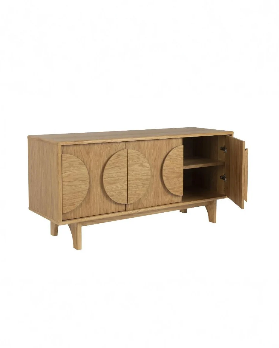Sideboard Groove 3 Door- Natural Oak