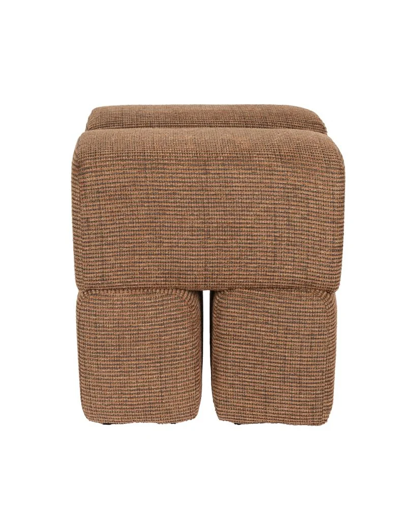 Staple Pouffe- Terracotta - Image 3