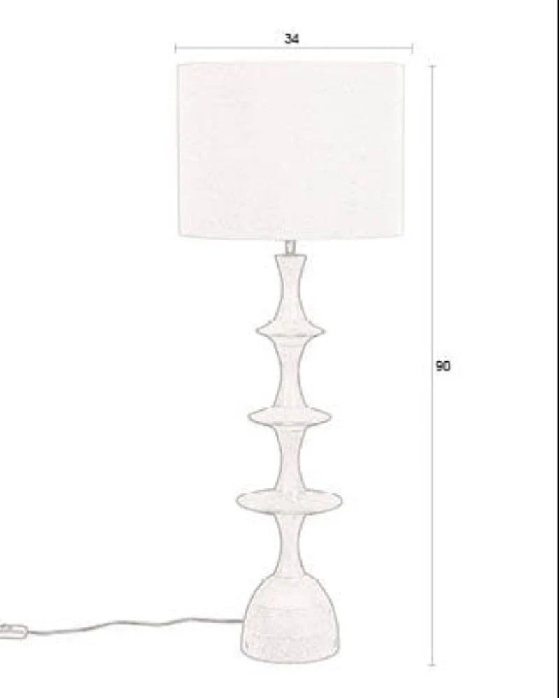 Table Lamp Cath Walnut - Image 5