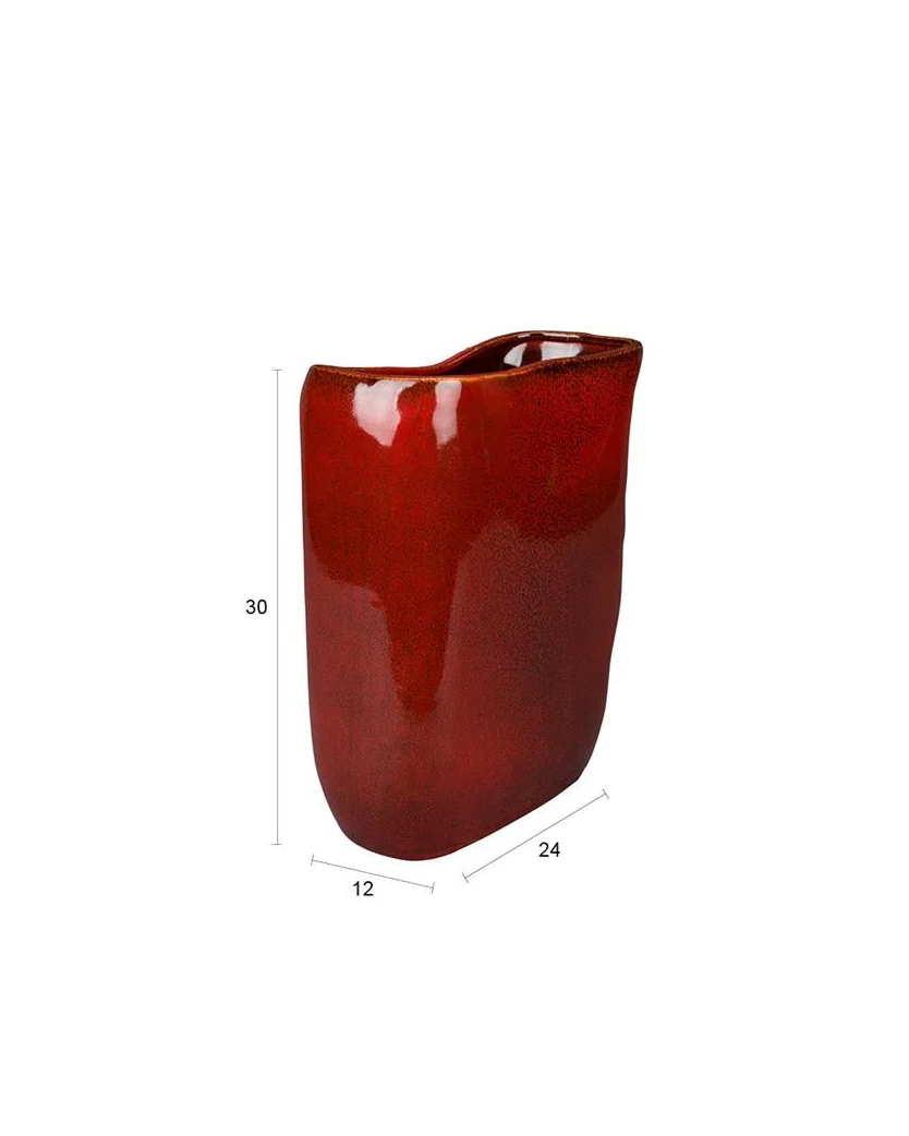 Vase Edna Red- Medium - Image 3