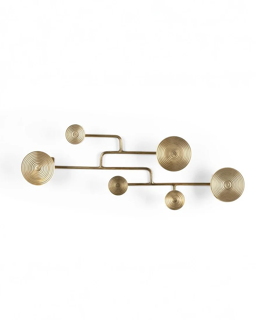 Wall Coat Rack Hypnotising Brass